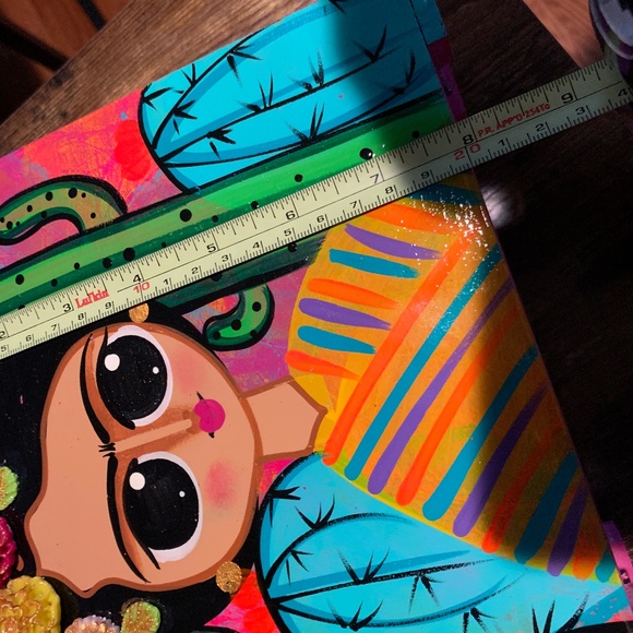 Hand-Painted Frida Kahlo Jewelry Art Box โ A Unique Find from Mexico - Picture 9 of 14